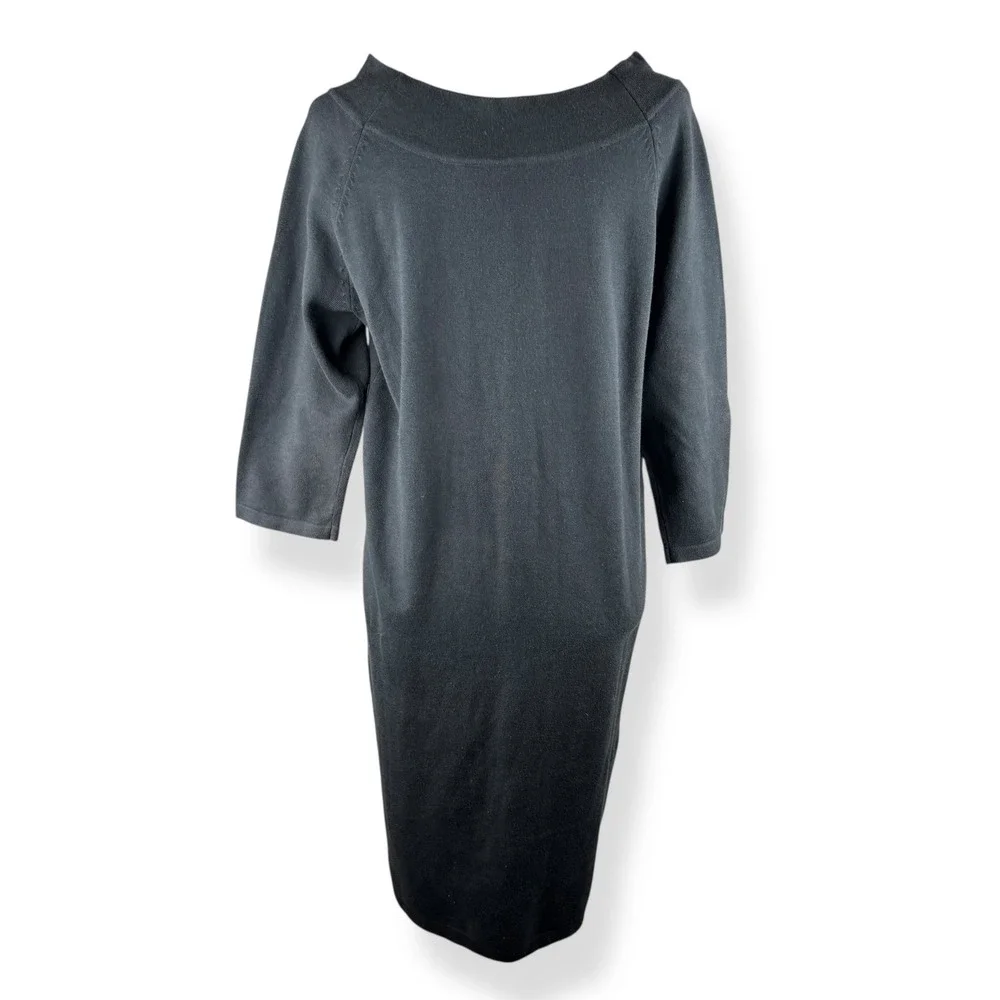 Bob Mackie Wearable Art Womens Size Small Knit Sweater Dress Embellished Jeweled - Picture 6 of 16